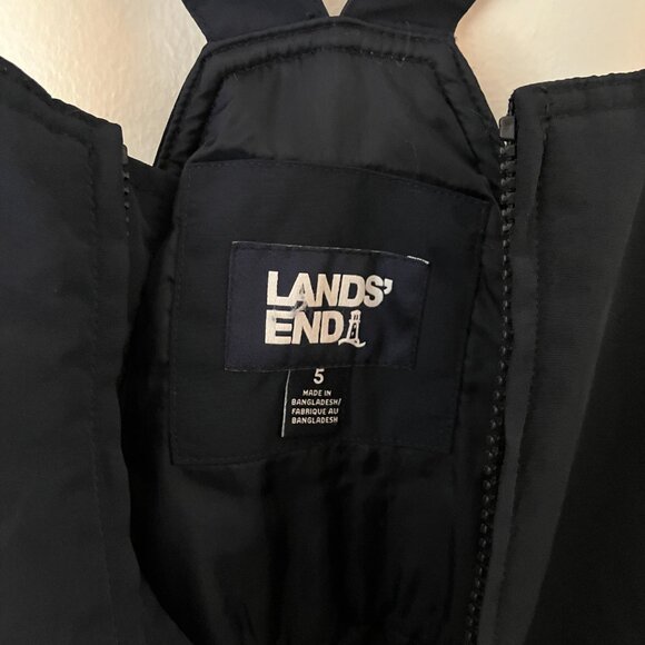 Lands' End Squall Bib Snow Pants - Picture 3 of 4